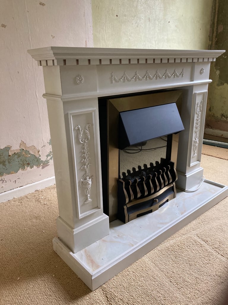 image for Electric fire and surround 