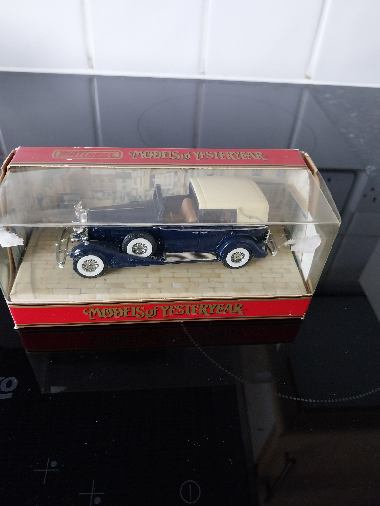 Selection of cars in boxes