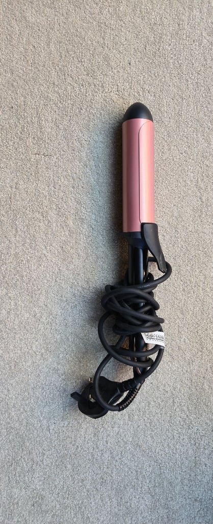 BaByliss Red Hair Curling Wand Barrel Tong Curler New - Unused item