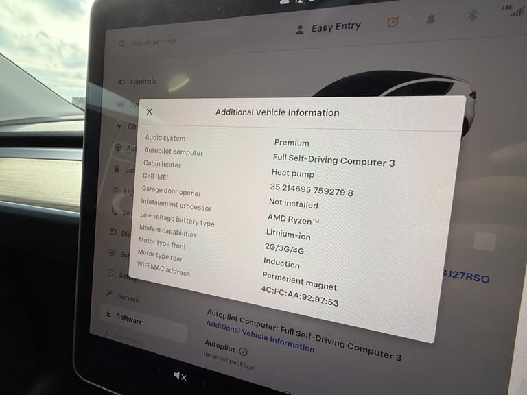 2022 Tesla Model Y (Dual Motor) Long Range SUV 5dr Electric Auto 4WDE (384 bhp) SUV Electric Auto...