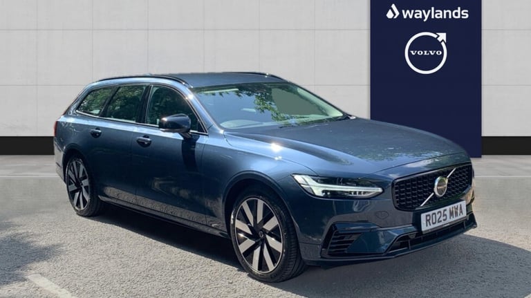 2025 Volvo V90 Plus, T6 AWD Plug-in hybrid, Electric/Petrol, Dark Estate Petrol Parallel PHEV Aut...