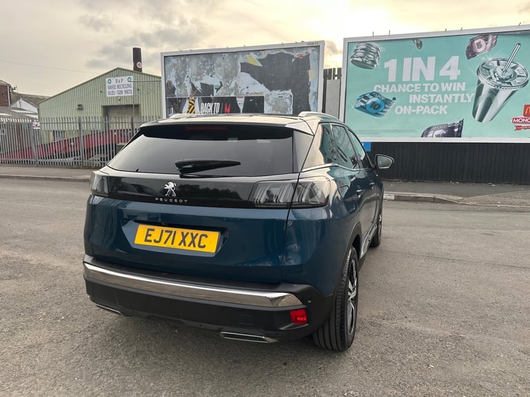 2022 Peugeot 3008 1.2 PureTech GT 5dr EAT8 HATCHBACK Petrol Automatic