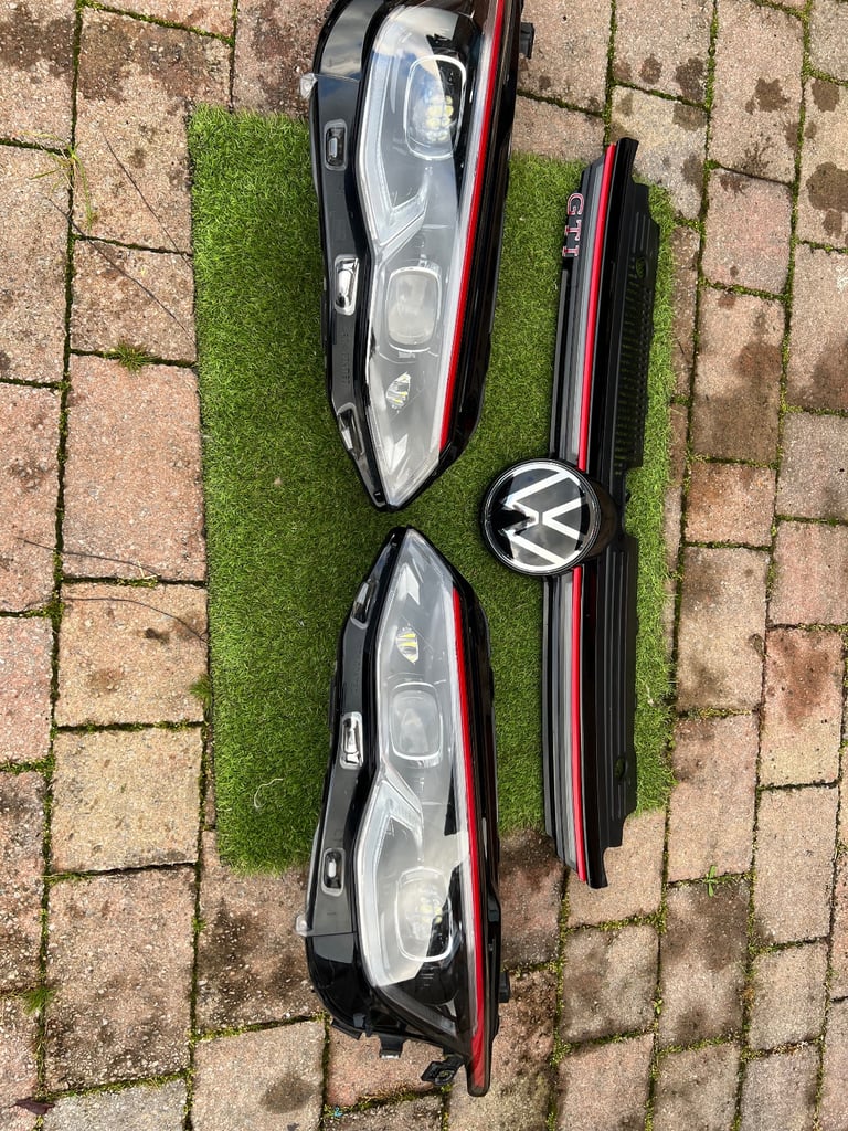 image for Golf Mk8 GTI headlights and grill