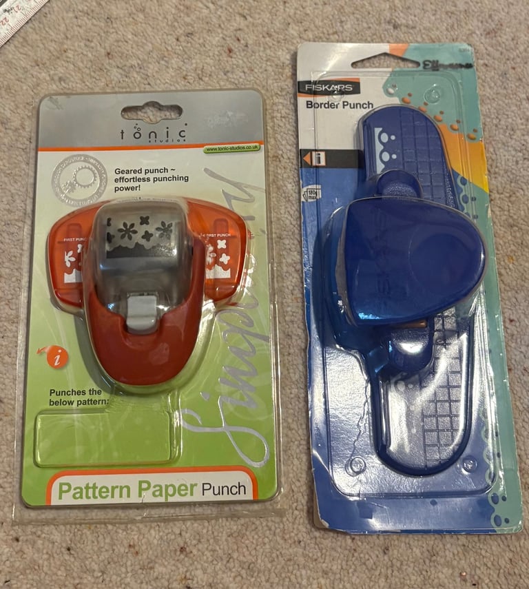 image for Tonic - pattern paper punch & Fiskars Border Punch