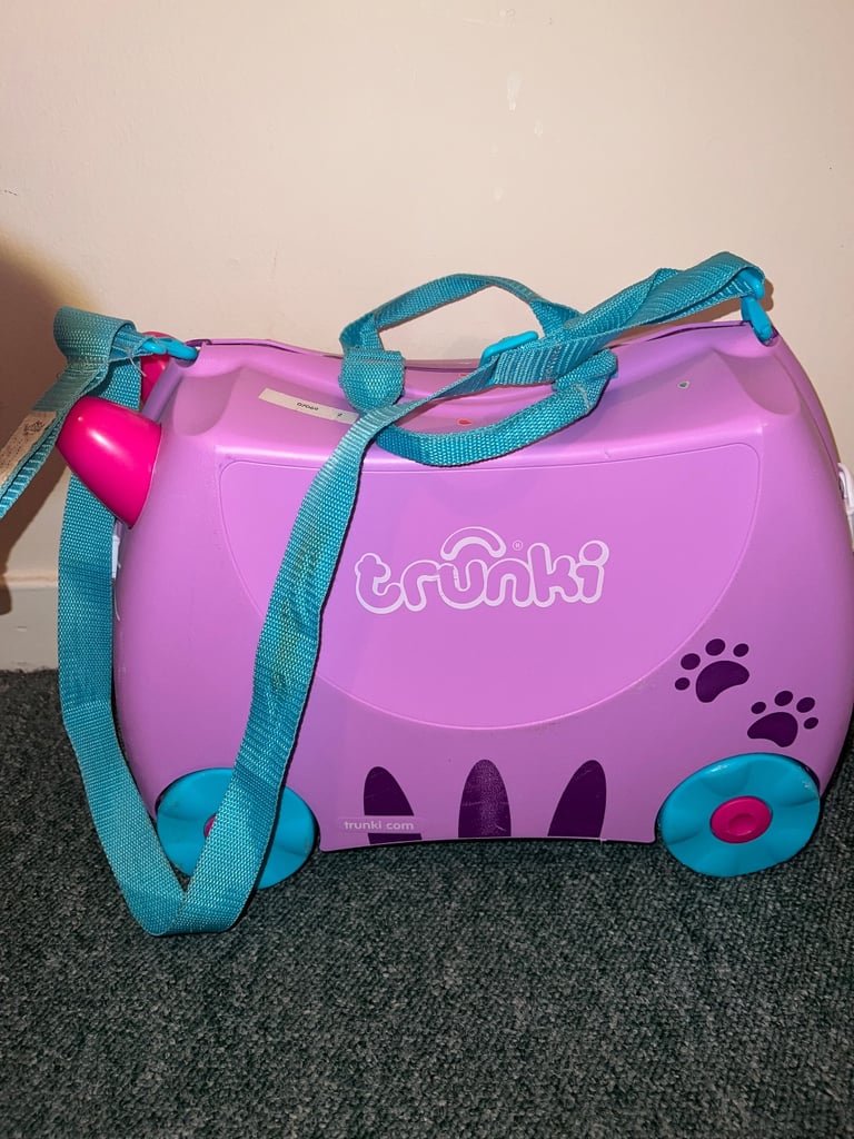 Used kids Purple Trunki Ride on 