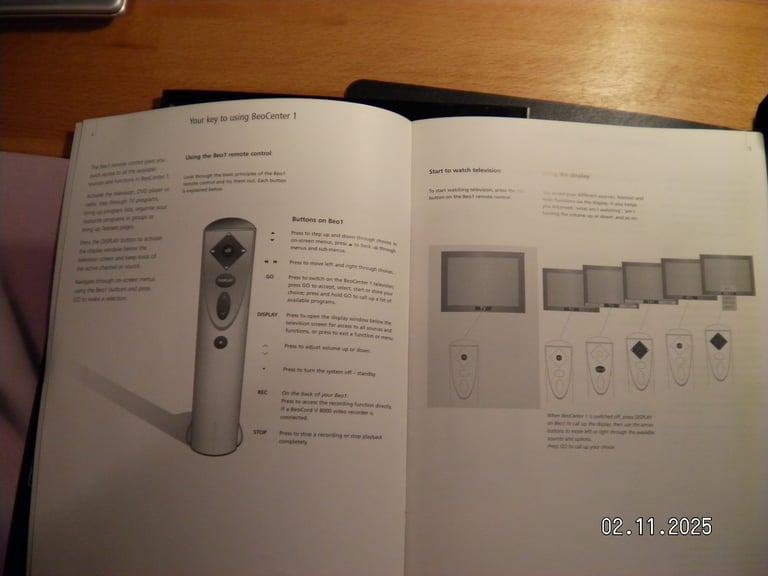 Bang & Olufsen BeoCenter 1 CRT DVD Retro Gaming TV Monitor RGB Scart 240p