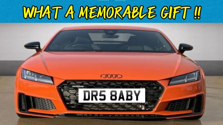 DRS BABY BRAND NEW PRESTIGE PRIVATE NUMBER PLATE
