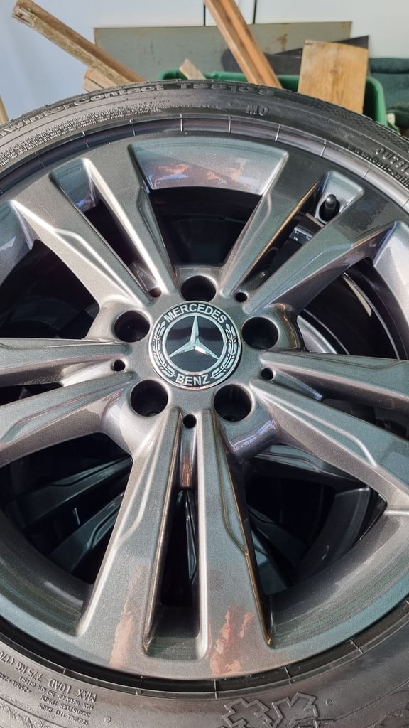 MERCEDES E CLASS ALLOY WHEELS 17'' INCH Fully Refurbished in Steel Grey x 5 Wheels