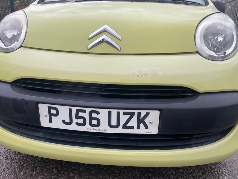 CITROEN C1 1.0 VIBE 56 REG YELLOW 3 DOOR GENUINE 65296 MOT JULY 9TH 2026 TAX £20 LOW INSURANCE