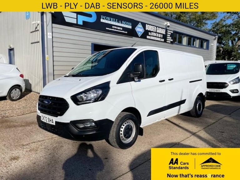 2022 Ford Transit Custom 300 EcoBlue Leader Panel Van Diesel Manual