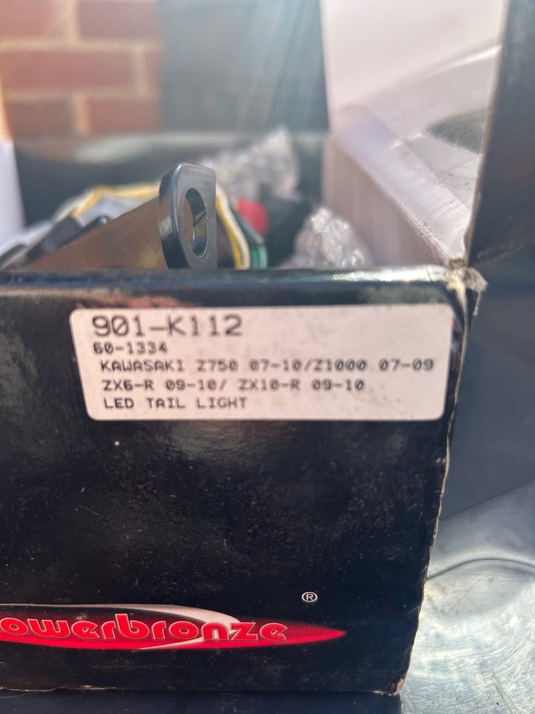 Kawasaki integrated tail light