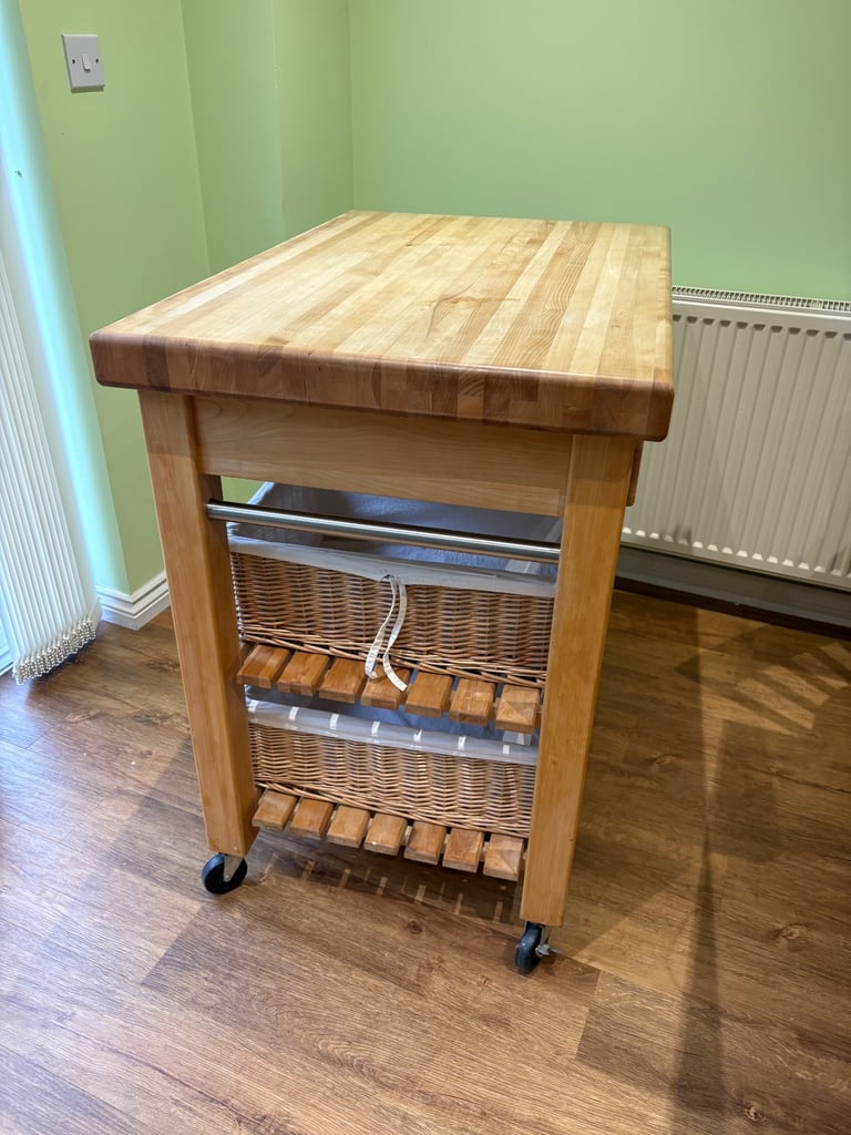 image for Butchers Trolley with Storage Baskets