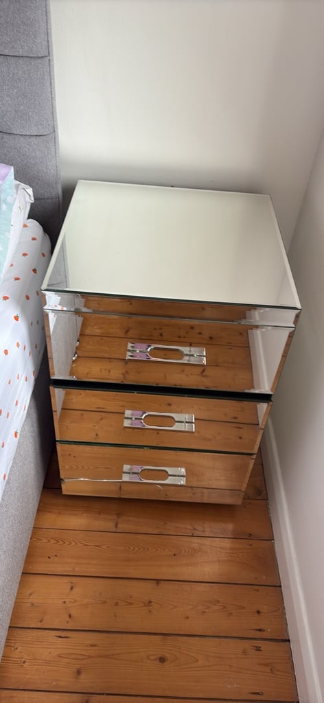 Next mirrored drawers