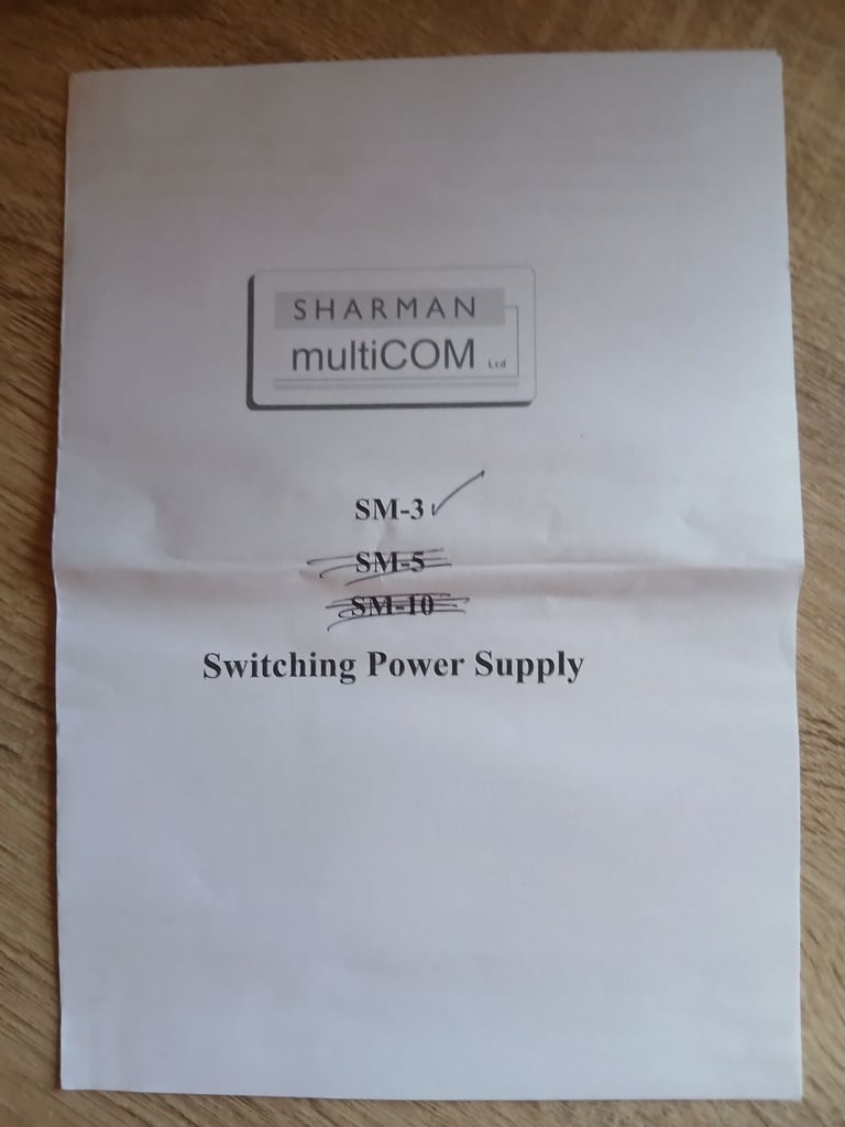 C.B. POWER SUPPLY 3-5AMP