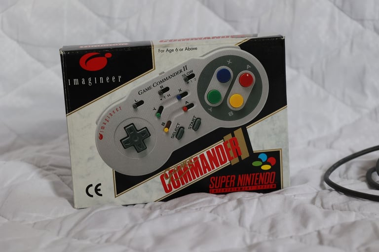 Nintendo SNES Imagineer Game Commander II Joypad/Gamepad – Boxed.