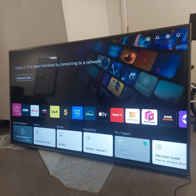 65"LG NANOCELL 4K ULTRA HD SMART WIFI LED TV 295£