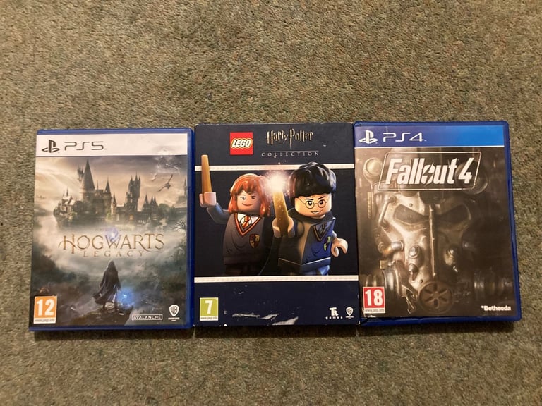 PS4 and PS5 games - Hogwarts Legacy, Harry Potter Lego, Fallout 4