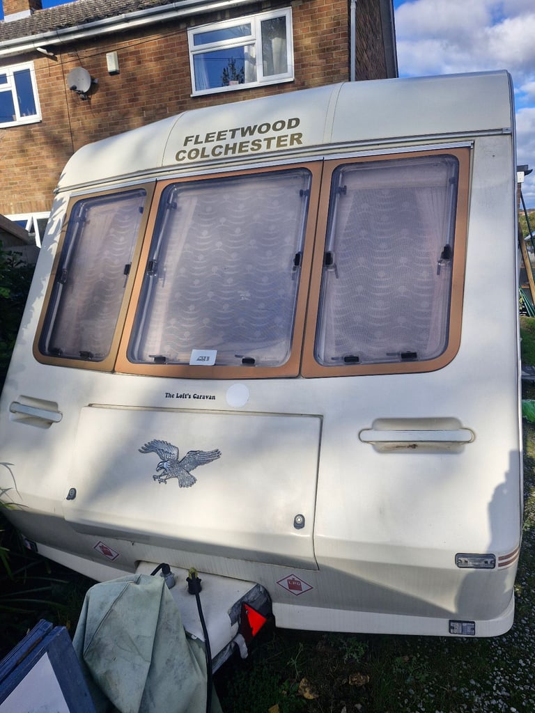 1992 fleetwood colchester 2 birth caravan
