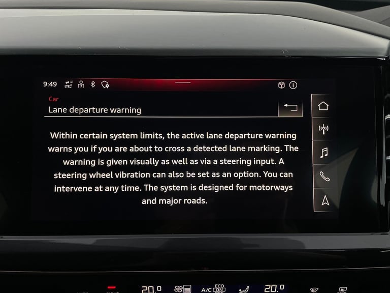 2021 Audi Q4 e-tron 35 S line SUV 5dr Electric Auto 55kWh (170 ps) - LANE DEPARTURE  - SPORTS S S...