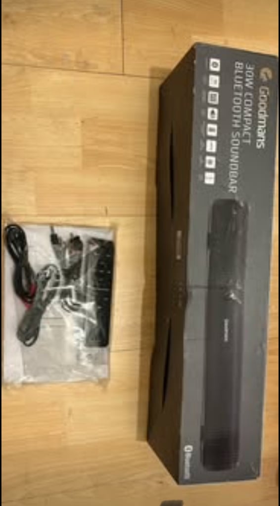 image for Goodmans  Bluetooth soundbar with hdmi - brand new  boxed and sealed