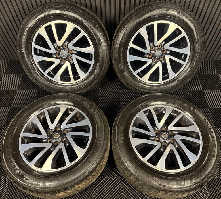 image for 18'' GENUINE NISSAN NAVARA D40 NP300 ALLOY WHEELS TYRES ALLOYS