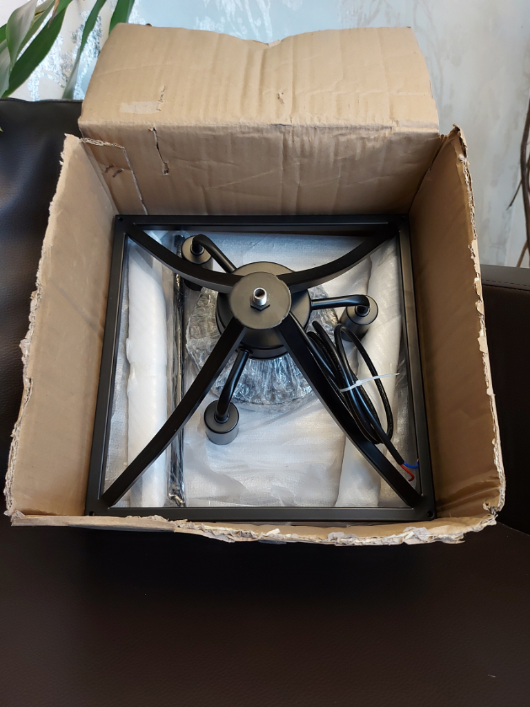 A rectanguler chaindelair for sale
