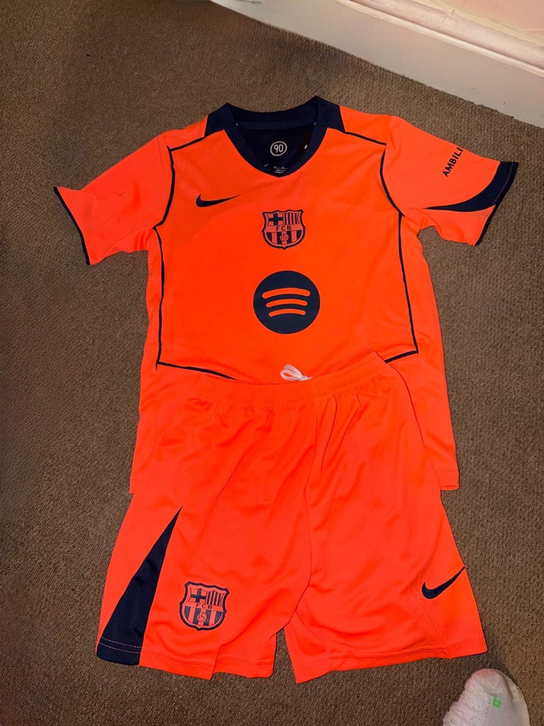 image for Barcelona 3rd Kids Shirt & Shorts 
