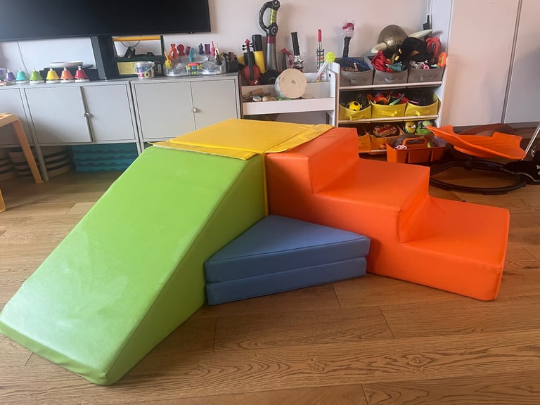 Soft play, step and slide set
