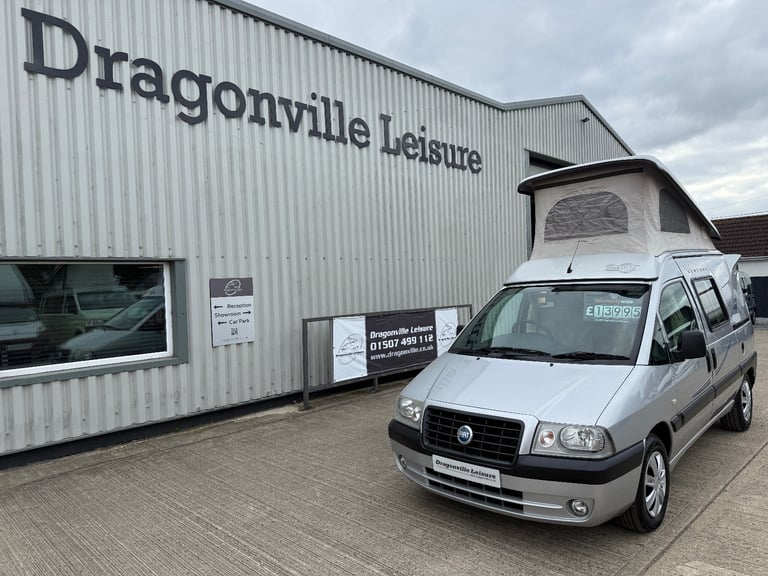 2006 Nu Venture Camper Van Fiat Scudo 2.0JTD - Silver - 64996 miles - 3 Owners