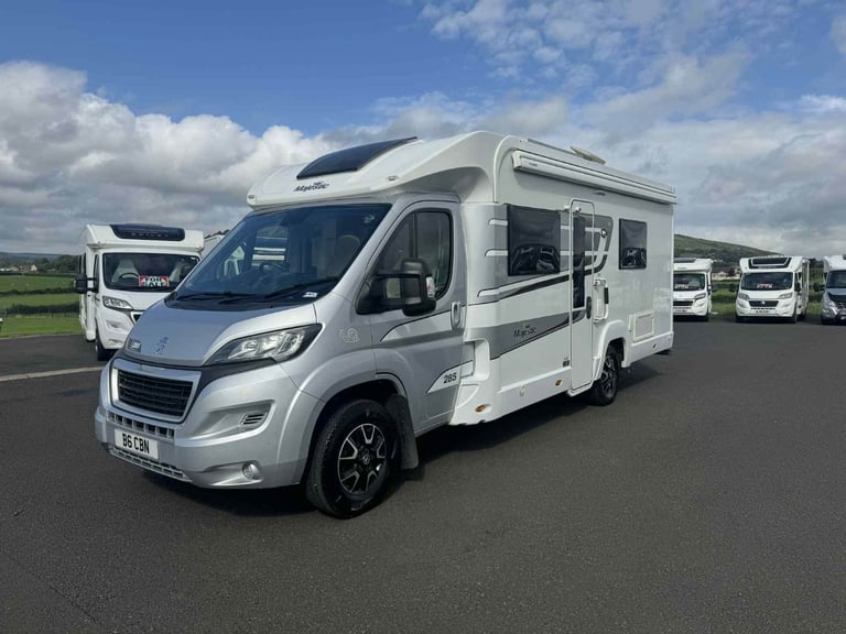 2018 ELDDIS MAJESTIC 285 4 BERTH FIXED BEDS MOTORHOME WITH ONLY 29K MILES ANDERSON MOTORHOME SALES
