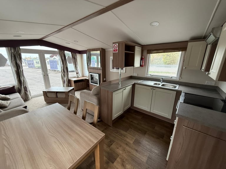 3 Bed Swift Static Caravan - DG, CH, Patio Doors - Offsite Sale for Private Land