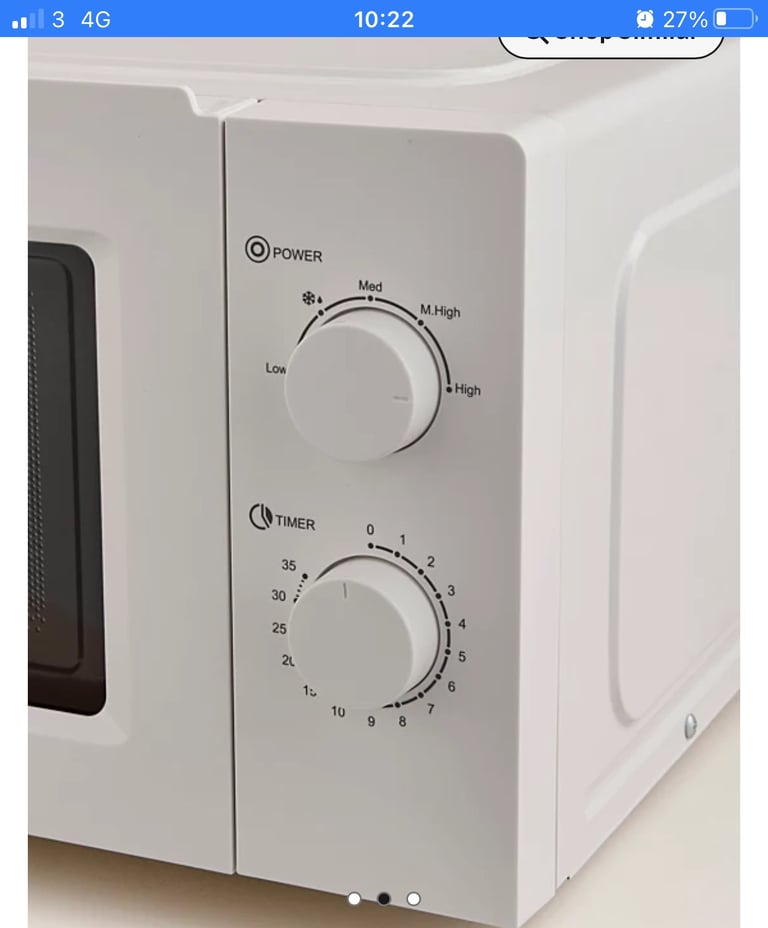 Brand New Cream Manual Microwave £30