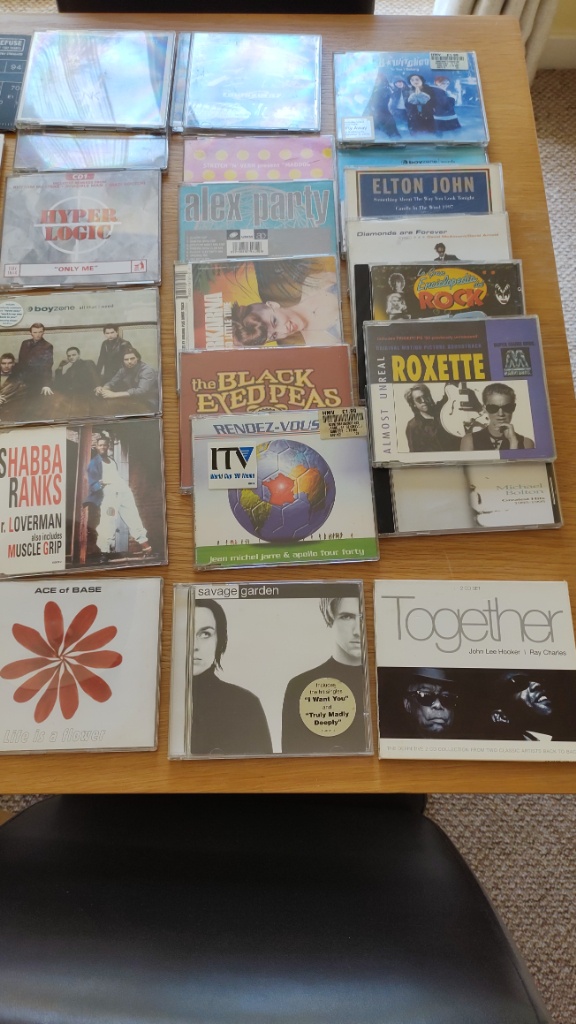 CD's - Dance Trance Pop Chart from 90's and 2000's - Job Lot