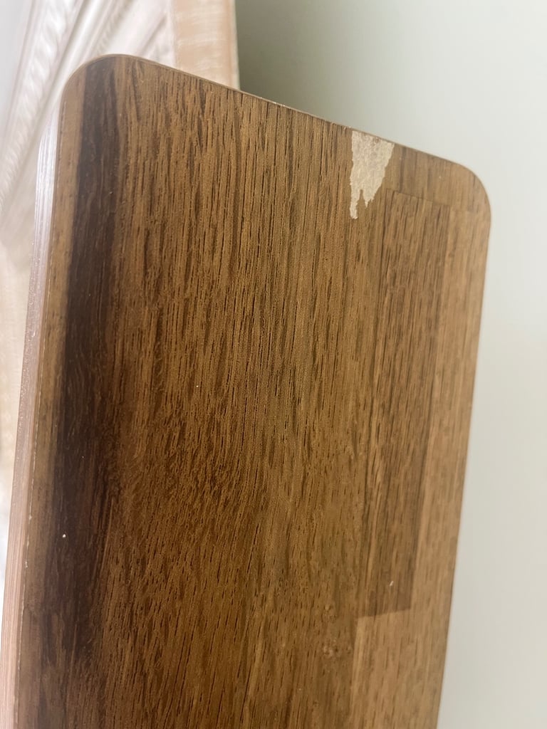 ‘Next’ Dark Bronx Oak Effect Narrow Ladder Shelf
