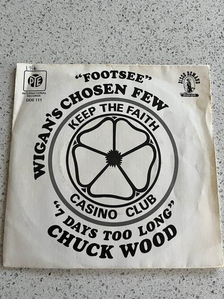 Chuck wood 7 days too long 7 inch vinyl record 
