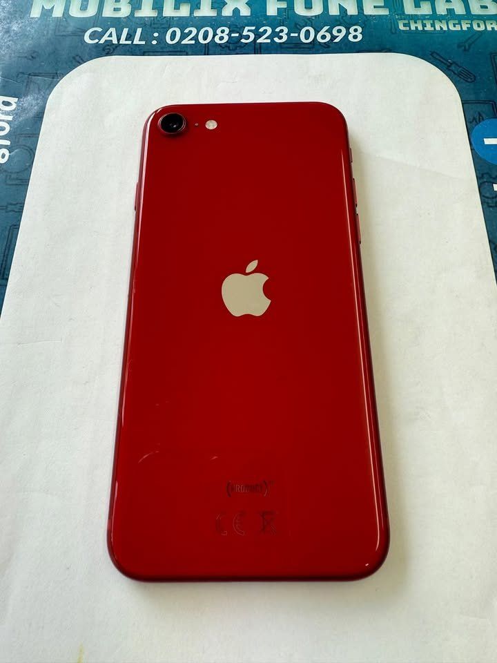 iPhone SE 2020 64GB Red Unlocked Battery Health 100% Latest iOS 26 Good Used Working Condition