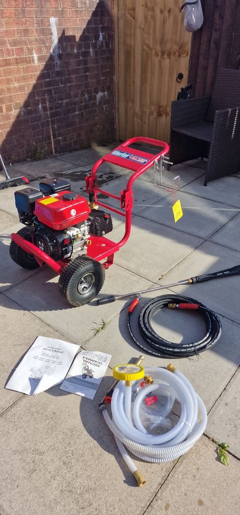 New - Clarke petrol power washer