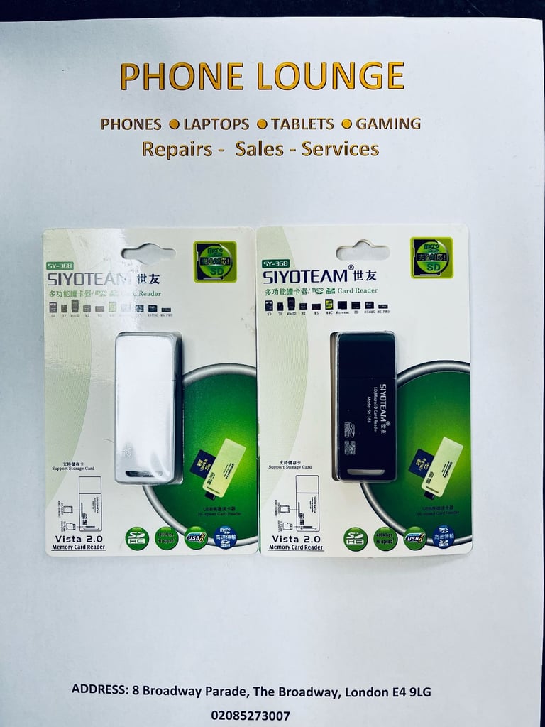 SIYOTEAM SY-368 USB 2.0 SD Card Reader