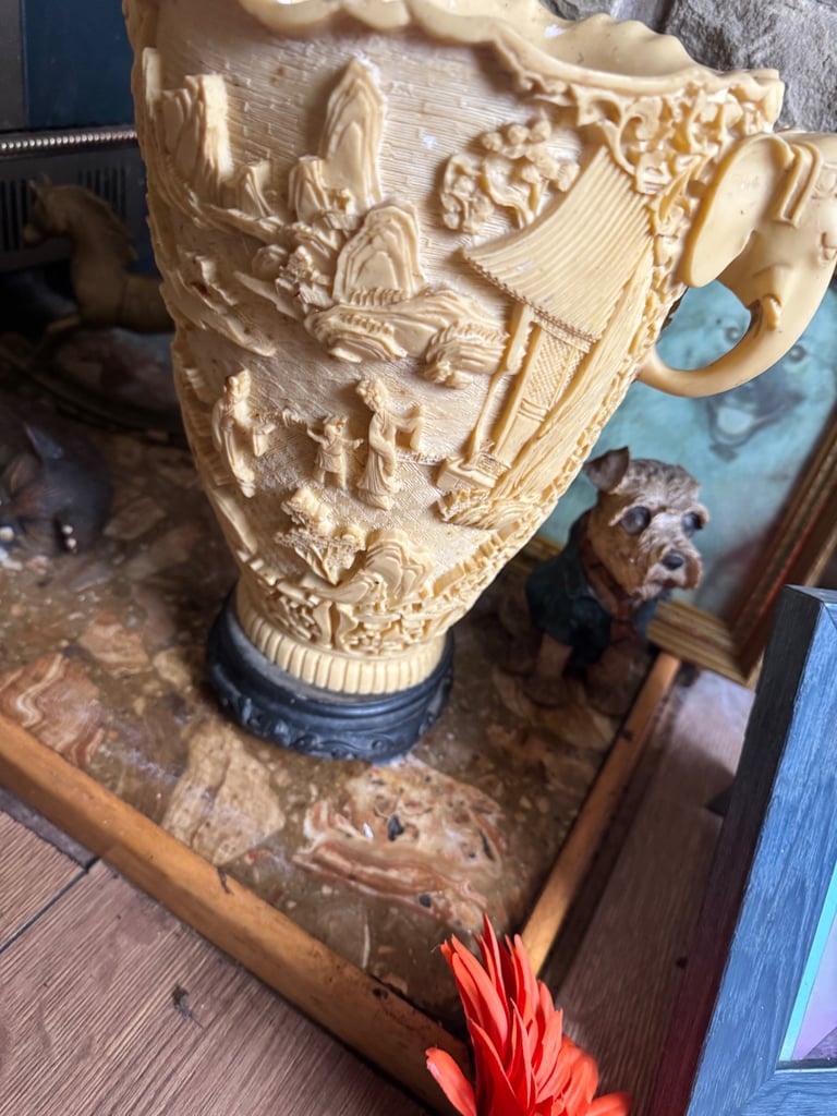 image for Rare Ivory oriental vase