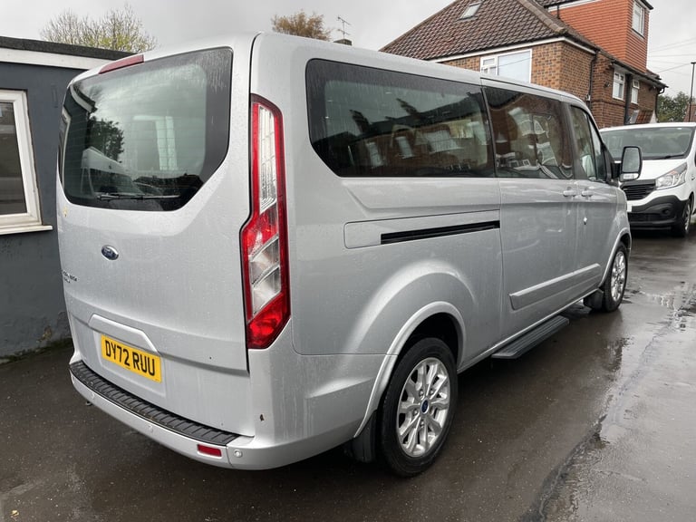 FORD TOURNEO CUSTOM 2.0 TDCI 320 TITANIUM 9 SEAT MINIBUS AUTOMATIC LWB EURO 6