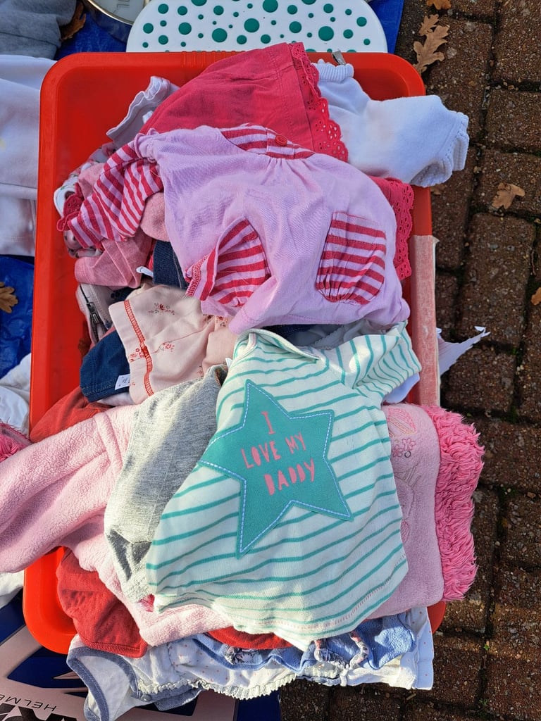 image for Box of 0-3 month girls clothes