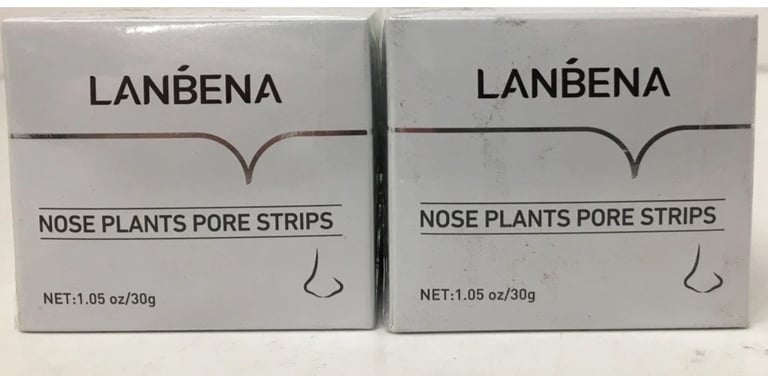 image for X2 LANBENA Nose Plants Pore Strips Blackhead Remover Deep Cleansing Mask 30g 