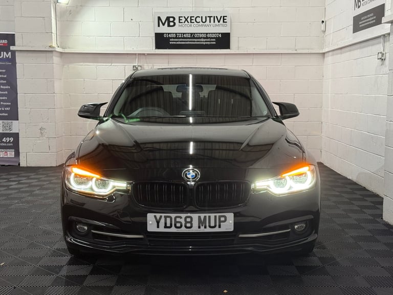 2018 68 BMW 318i 1.5 SPORT PETROL AUTOMATIC 134BHP BLACK EURO 6