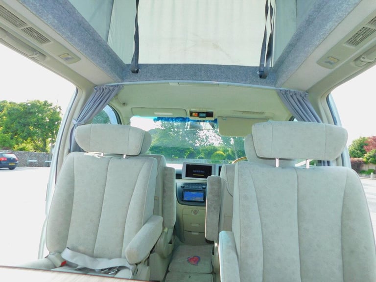 Nissan Elgrand 2 + 2 Berth Pop Top Campervan with Automatic gearbox for Sale
