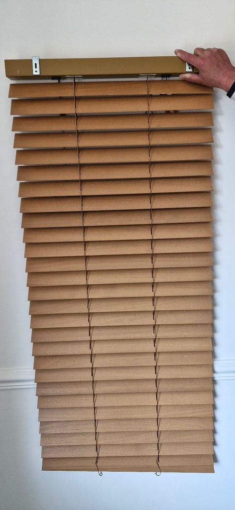 4 sets of Sunwood Branded 50mm slat, Venetian Wooden Blinds, W 60CM X D 135CM