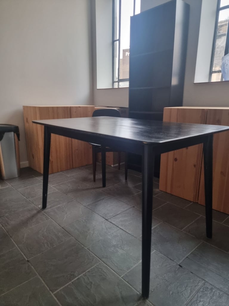 image for Black dining table