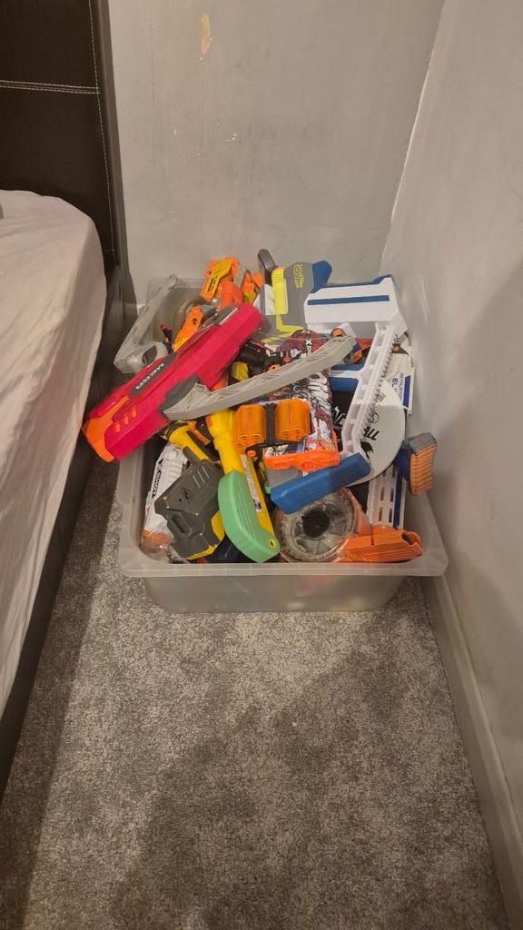 Massive box nerf guns