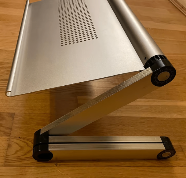 Adjustable Laptop Stand and Book Holder - Portable Aluminum Stand RRP £45.00