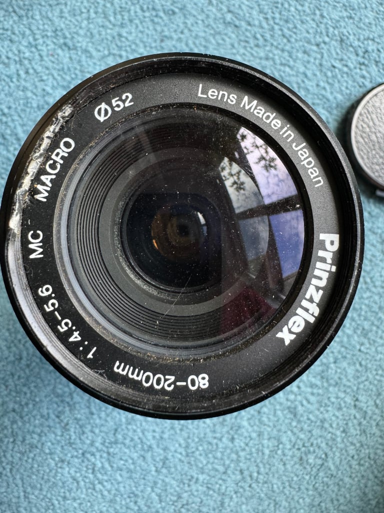 Pentax MV Film Camera and 3 Lenses