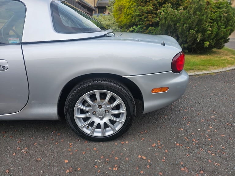 ★MAZDA MX-5 1.8 ★56K MILES! STUNNING EXAMPLE! HARDTOP+SOFTOP+ROLL CAGE, SUNLIGHT SILVER MX5 MK2 NB 
